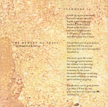 CD Enya: The Memory Of Trees