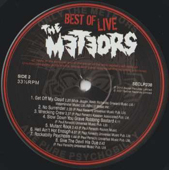 LP The Meteors: Best Of Live