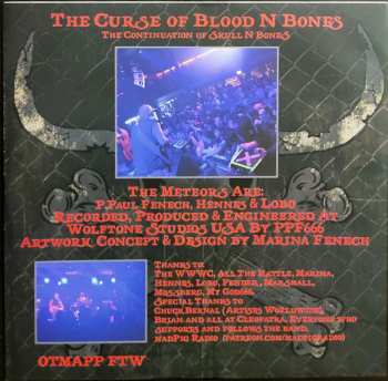 LP The Meteors: The Curse Of Blood N Bones CLR | LTD