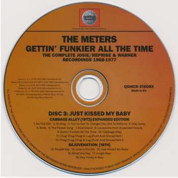 6CD/Set di cofanetti The Meters: Gettin' Funkier All The Time (The Complete Josie/Reprise & Warner Recordings 1968-1977)