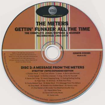 6CD/Set di cofanetti The Meters: Gettin' Funkier All The Time (The Complete Josie/Reprise & Warner Recordings 1968-1977)