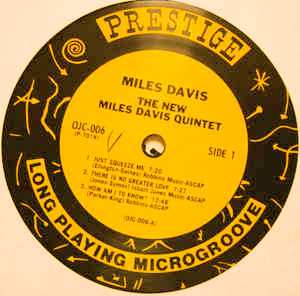 LP The Miles Davis Quintet: Miles