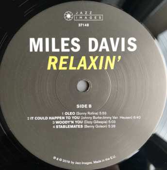LP The Miles Davis Quintet: Relaxin' LTD