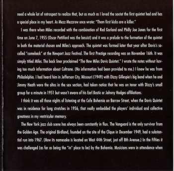 CD The Miles Davis Quintet: Relaxin' With The Miles Davis Quintet