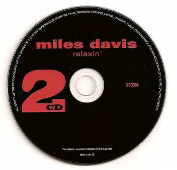 3CD/Set di cofanetti The Miles Davis Quintet: Workin, Relaxin', Steamin'