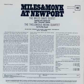 LP The Miles Davis Sextet: Miles & Monk At Newport NUM | LTD