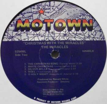 LP The Miracles: Christmas With The Miracles