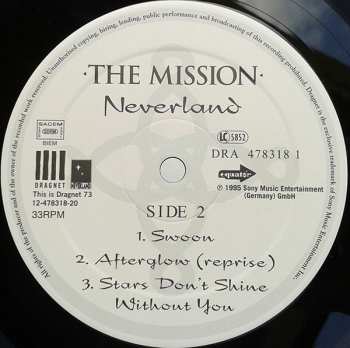 2LP The Mission: Neverland LTD | NUM