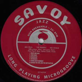 LP The Modern Jazz Quartet: The Quartet