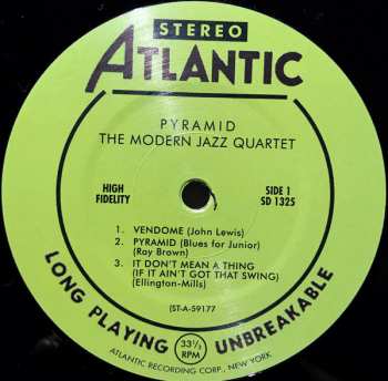 LP The Modern Jazz Quartet: Pyramid LTD