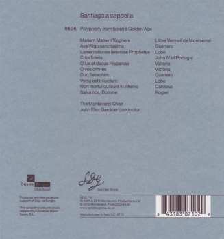 CD John Eliot Gardiner: Santiago A Cappella - Polyphony From Spain's Golden Age