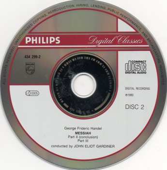 2CD/Set di cofanetti John Eliot Gardiner: Messiah / Der Messias / Le Messie