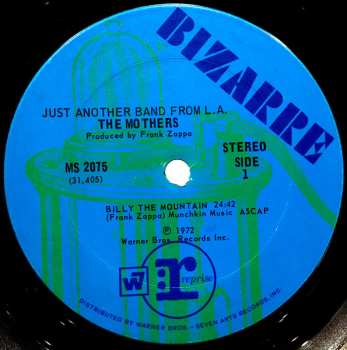 LP The Mothers: Just Another Band From L.A.