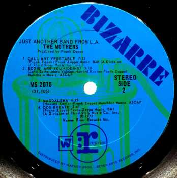 LP The Mothers: Just Another Band From L.A.