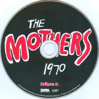 4CD/Set di cofanetti The Mothers: The Mothers 1970 LTD