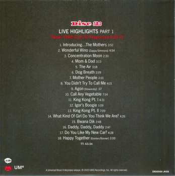 4CD/Set di cofanetti The Mothers: The Mothers 1970 LTD