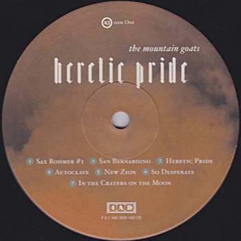 LP The Mountain Goats: Heretic Pride