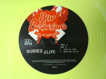 3LP The New Barbarians: Live In Maryland - Buried Alive CLR
