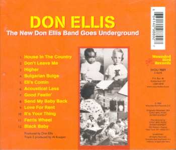CD The New Don Ellis Band: The New Don Ellis Band Goes Underground