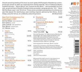 CD The New York Contemporary Five: Copenhagen 1963 Revisited