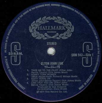 4LP/Set di cofanetti Elton John: Pop History
