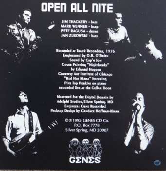 CD The Nighthawks: Open All Nite