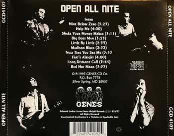 CD The Nighthawks: Open All Nite