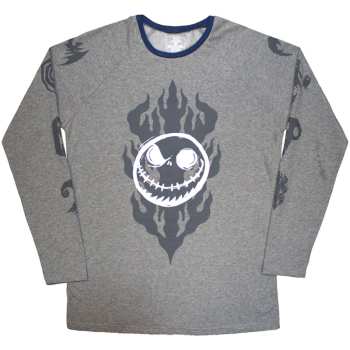 Merch The Nightmare Before Christmas: Long Sleeve Maglietta Flaming Jack