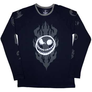 Merch The Nightmare Before Christmas: Long Sleeve Maglietta Flaming Jack