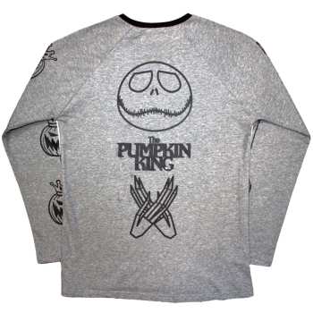 Merce The Nightmare Before Christmas: The Nightmare Before Christmas Unisex Long Sleeve T-shirt: Pumpkin King (back Print) (small) S