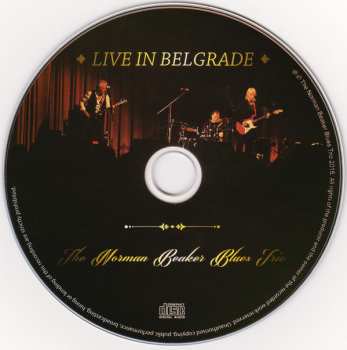 CD The Norman Beaker Blues Trio: Live In Belgrade