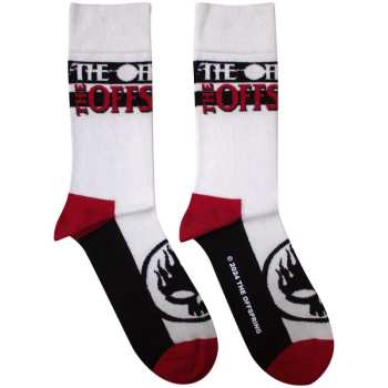 Merce The Offspring: The Offspring Unisex Ankle Socks: Flaming Skull Logo (uk Size 7 - 11) 42 - 47