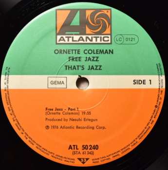 LP The Ornette Coleman Double Quartet: Free Jazz