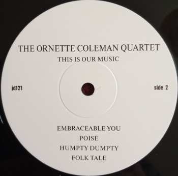 LP The Ornette Coleman Quartet: This Is Our Music