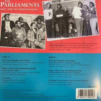 EP The Parliaments: Baby I Owe You Something Good
