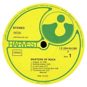 LP Pink Floyd: Masters Of Rock