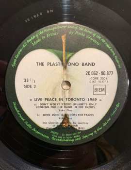 LP The Plastic Ono Band: Live Peace In Toronto 1969