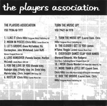 CD The Players Association: The Players Association + Turn The Music Up!