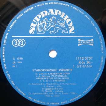 LP The Prague Symphony Orchestra: Staropražské Vánoce (86/2)