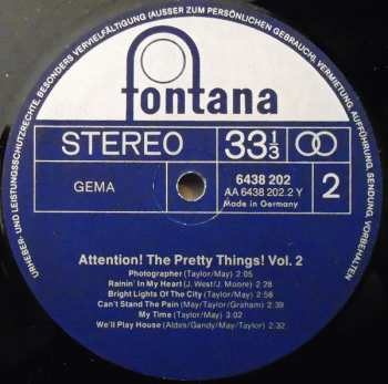 LP The Pretty Things: Attention! The Pretty Things! Vol. 2