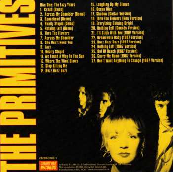 5CD/Set di cofanetti The Primitives: Bloom! The Full Story 1985-1992
