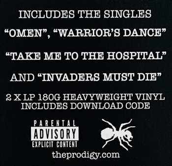 2LP The Prodigy: Invaders Must Die