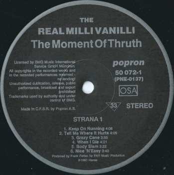 LP The Real Milli Vanilli: The Moment Of Truth (The 2nd Album)