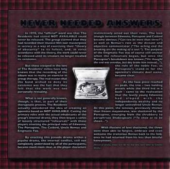 CD The Residents: Not Available