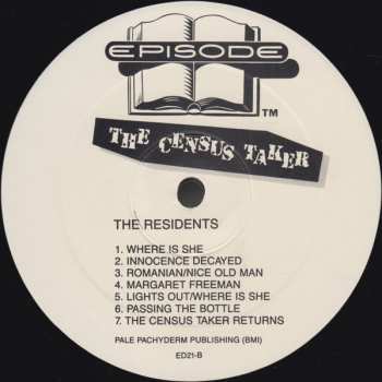 LP The Residents: The Census Taker (Original Motion Picture Soundtrack)