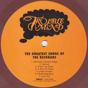 LP The Resonars: The Greatest Songs Of The Resonars LTD