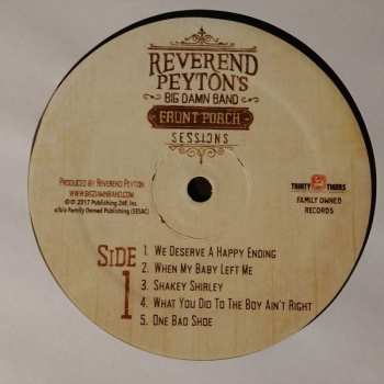 LP The Reverend Peyton's Big Damn Band: Front Porch Sessions