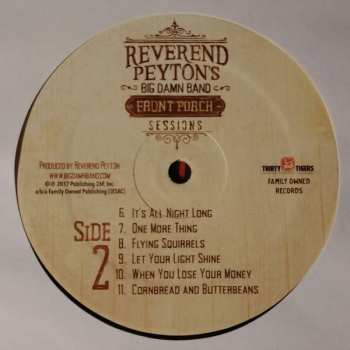 LP The Reverend Peyton's Big Damn Band: Front Porch Sessions