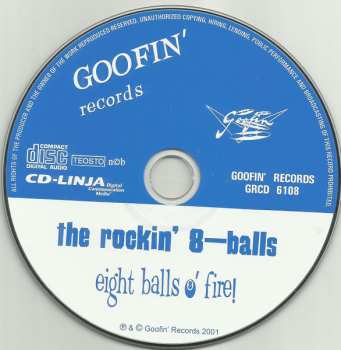 CD The Rockin' 8-Balls: Eight Balls O' Fire
