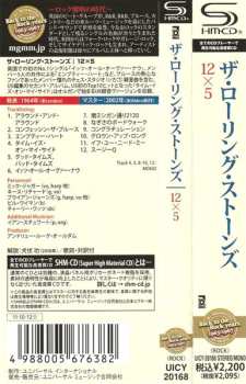 CD The Rolling Stones: 12 X 5